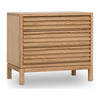 Tammy Nightst& | 3 Drawers | USB Charging Station | Flaxen Solid Wood