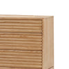 Tammy Wide Dresser | 6 Drawers | Slatted Front Design | Flaxen Wood