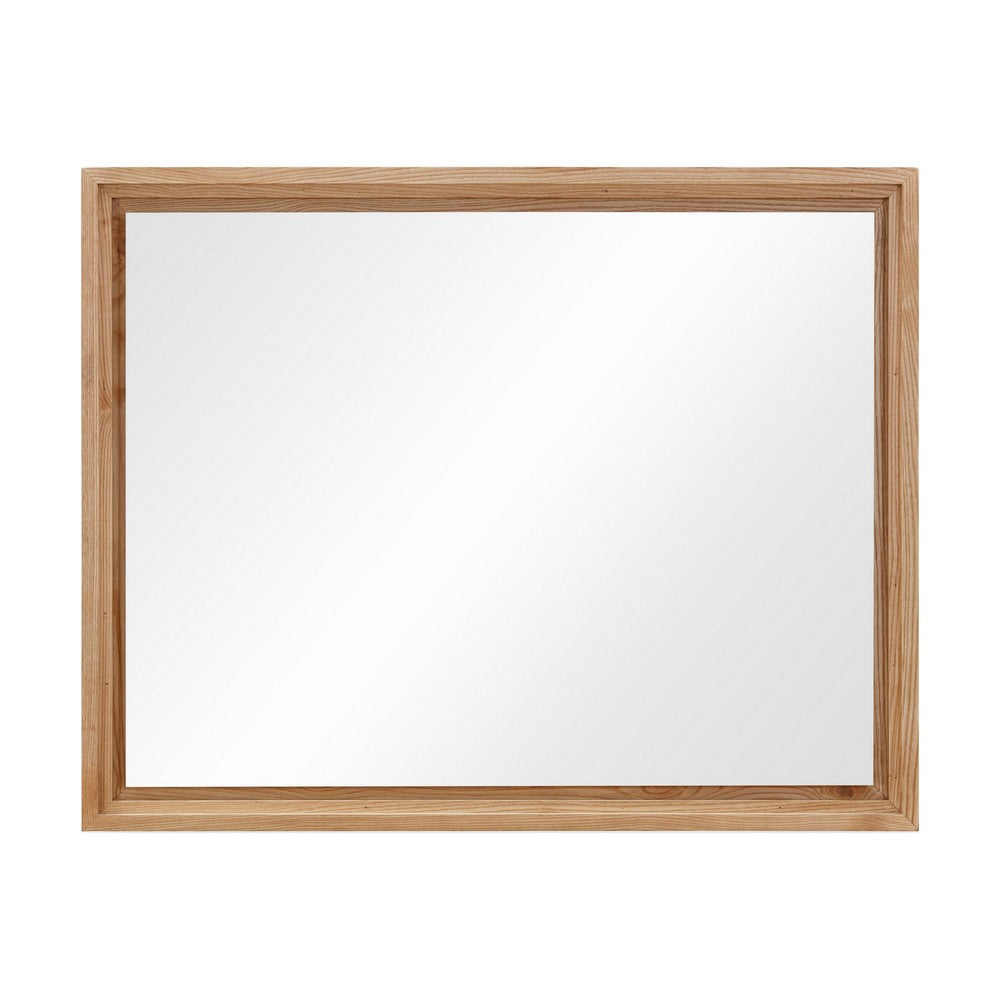 Tammy Wall or Dresser Mirror | Jap&i Style | Flaxen Ash Wood Frame 37x47