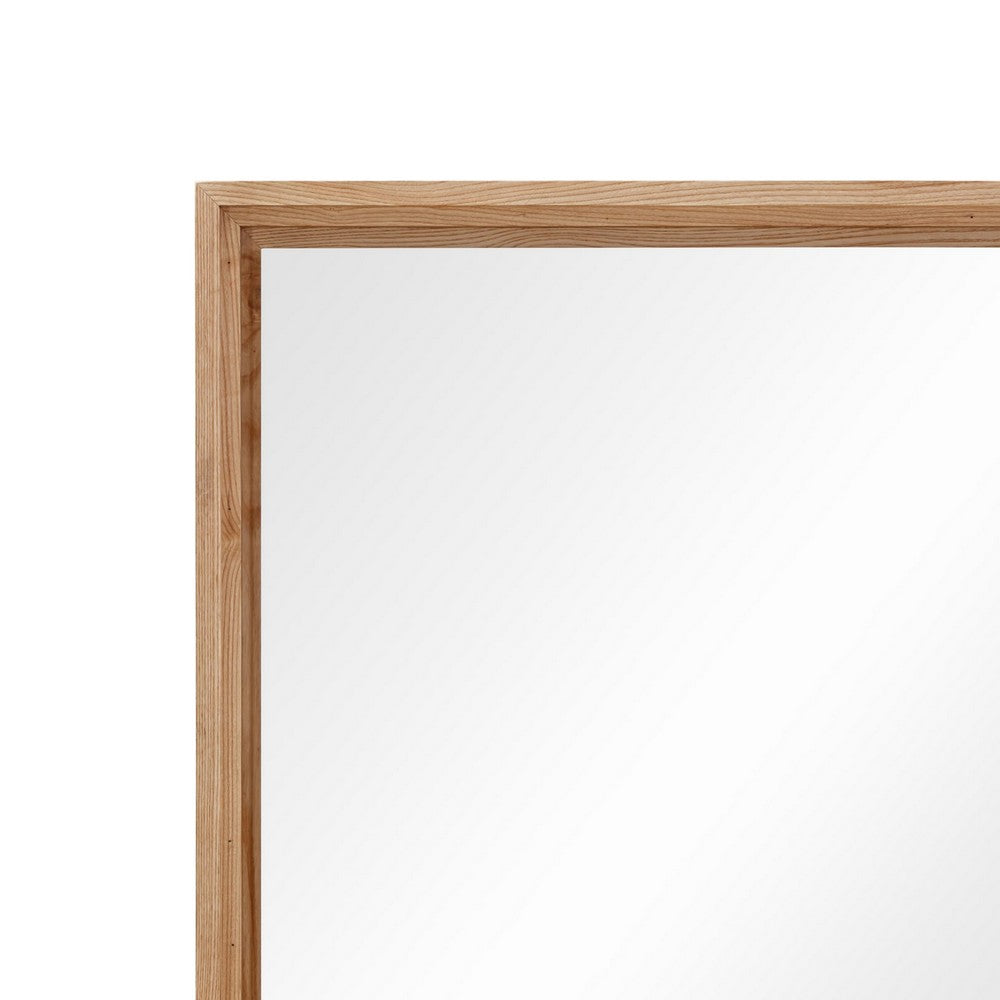 Tammy Wall or Dresser Mirror | Jap&i Style | Flaxen Ash Wood Frame 37x47