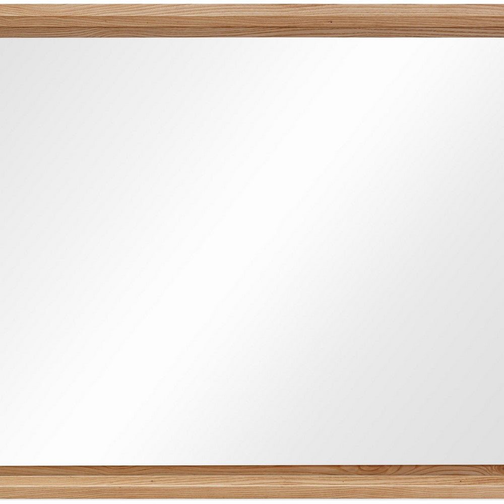 Tammy Wall or Dresser Mirror | Jap&i Style | Flaxen Ash Wood Frame 37x47