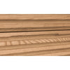 Tammy Tall Dresser Chest | 6 Drawers | Slatted Front Design | Flaxen Wood