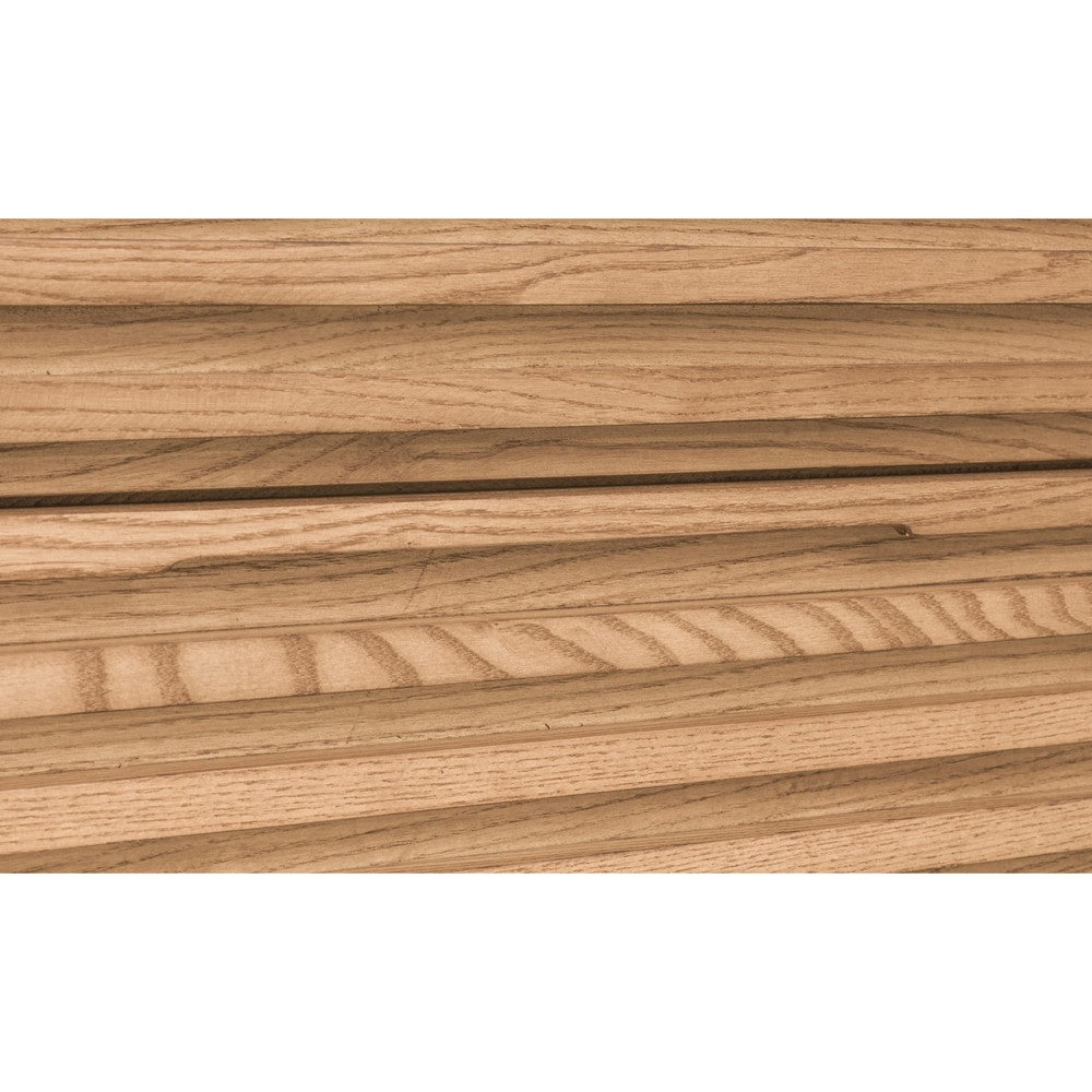 Tammy Tall Dresser Chest | 6 Drawers | Slatted Front Design | Flaxen Wood