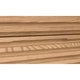 Tammy Tall Dresser Chest | 6 Drawers | Slatted Front Design | Flaxen Wood