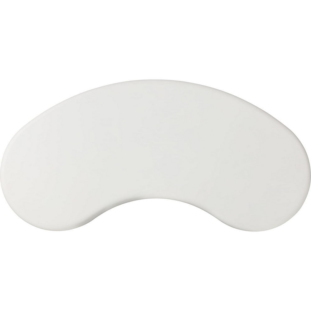 Sofie Tall Coffee Table with Sculptural Organic Design | Cream Wood 54"
