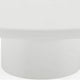 Sofie Short Coffee Table | Modern Sculptural Design | Off-White Wood 43"