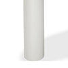 Sofie Modern Console Table with Sculptural Design | Off-White Wood 60"