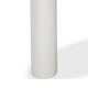 Sofie Modern Console Table with Sculptural Design | Off-White Wood 60"