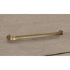 Giva Nightst& | 2 Drawers | Wide Panel Legs | Bronze | Matte Chai Brown