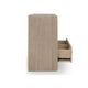 Giva 70" Dresser | 6 Drawers | Wide Panel Legs | Bronze | Matte Chai Brown