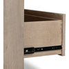 Giva Tall Dresser Chest | 5 Drawers | Wide Panel Legs | Bronze | Chai Brown