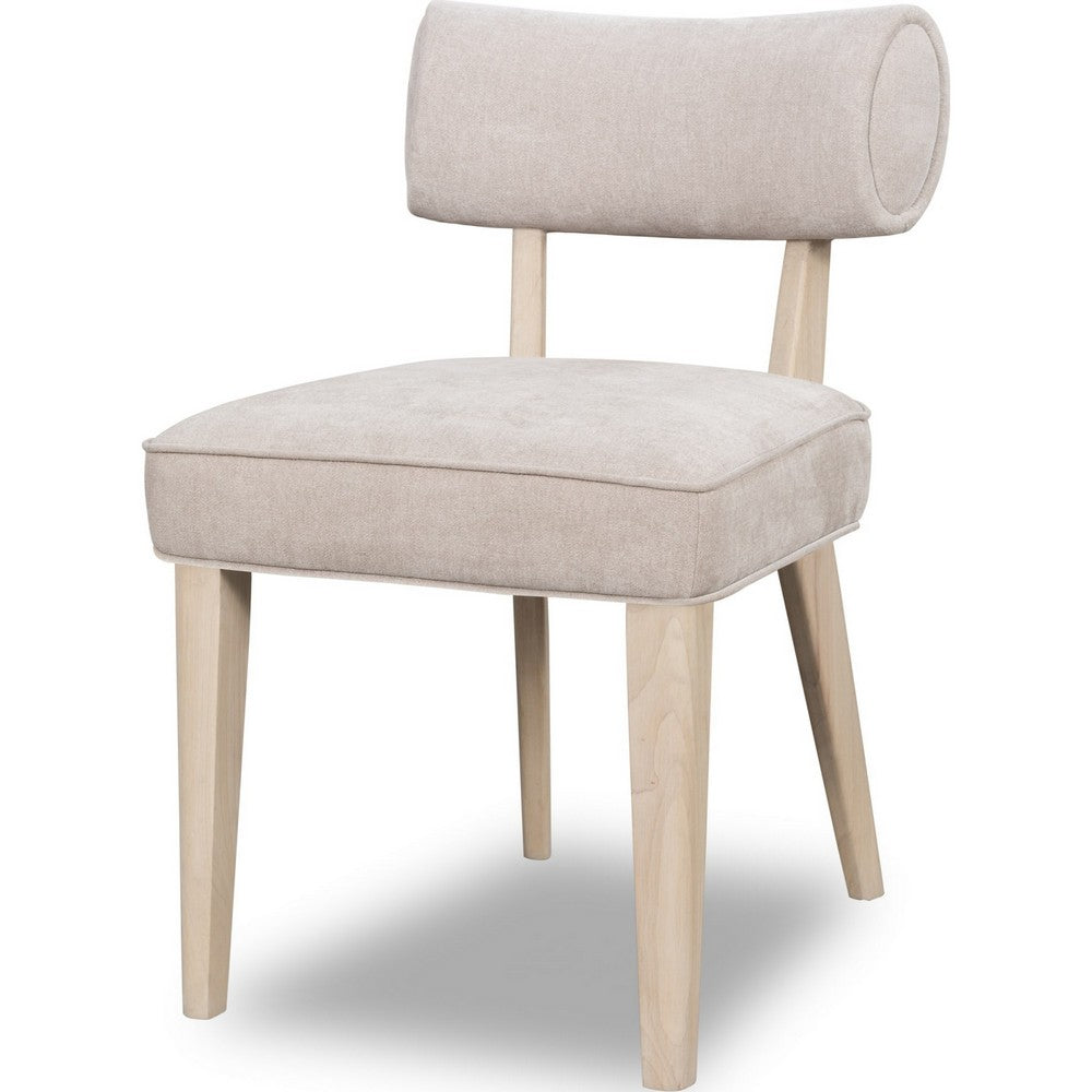 Yushi Dining Side Chair | Foam Seat | Brown Sugar Chenille | Daffodil Brown