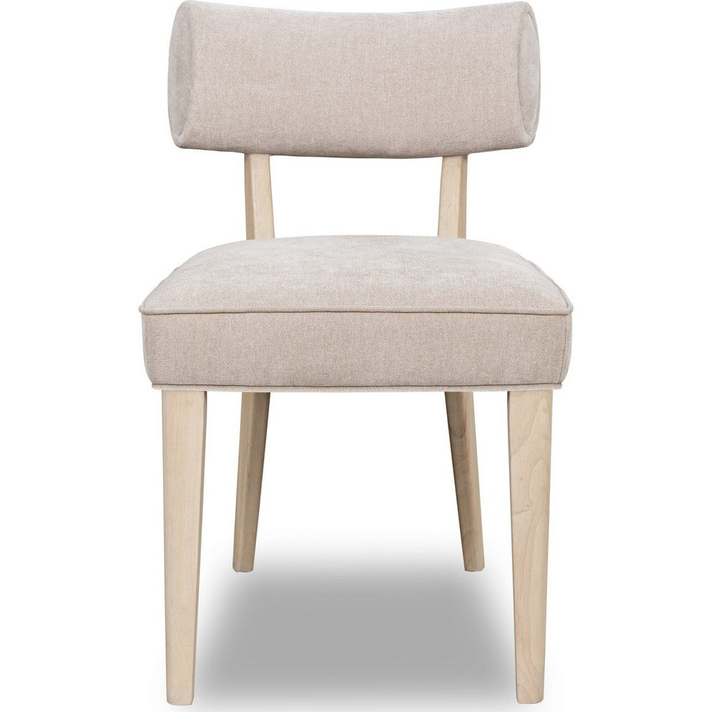 Yushi Dining Side Chair | Foam Seat | Brown Sugar Chenille | Daffodil Brown