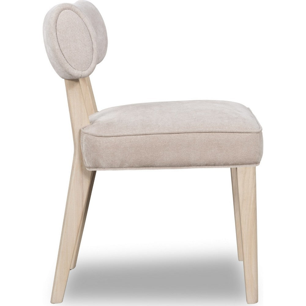 Yushi Dining Side Chair | Foam Seat | Brown Sugar Chenille | Daffodil Brown