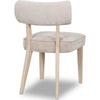 Yushi Dining Side Chair | Foam Seat | Brown Sugar Chenille | Daffodil Brown