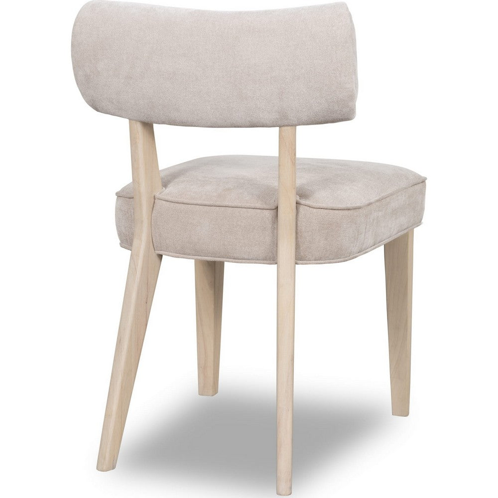 Yushi Dining Side Chair | Foam Seat | Brown Sugar Chenille | Daffodil Brown