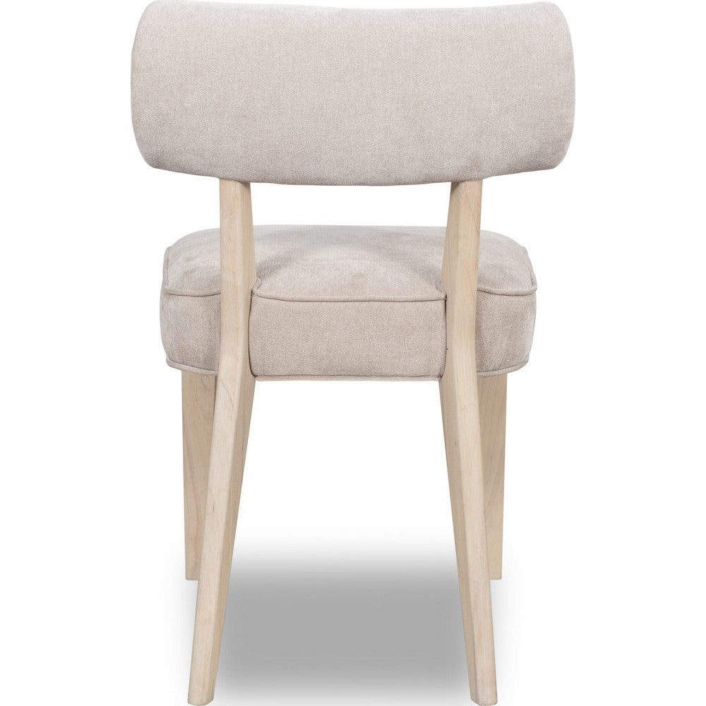 Yushi Dining Side Chair | Foam Seat | Brown Sugar Chenille | Daffodil Brown
