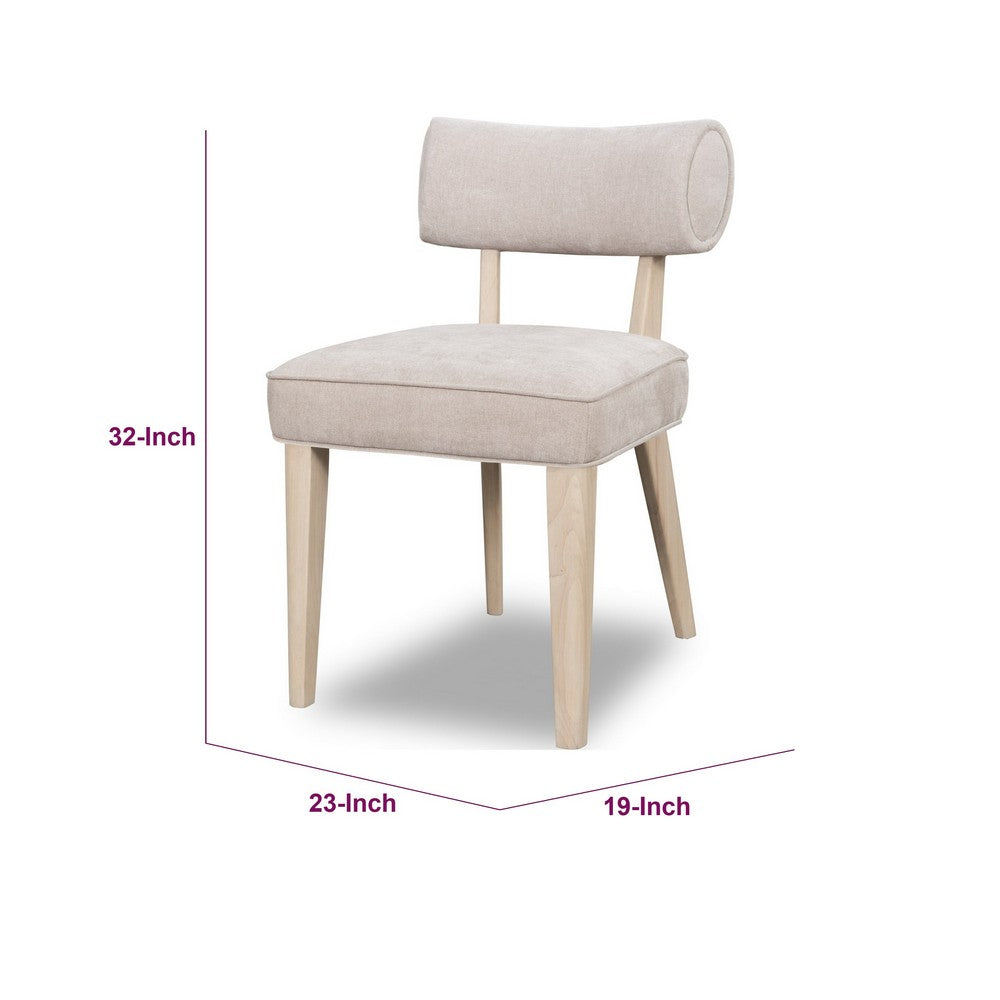 Yushi Dining Side Chair | Foam Seat | Brown Sugar Chenille | Daffodil Brown