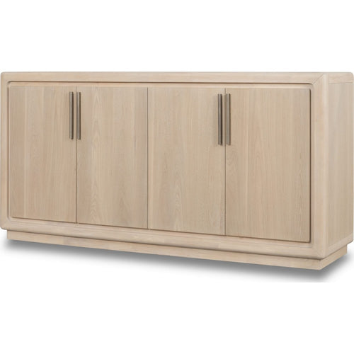 Yushi Sideboard Buffet Cabinet | 4 Adjustable Shelves | Daffodil Brown 68"