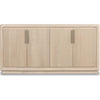 Yushi Sideboard Buffet Cabinet | 4 Adjustable Shelves | Daffodil Brown 68"