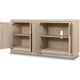 Yushi Sideboard Buffet Cabinet | 4 Adjustable Shelves | Daffodil Brown 68"
