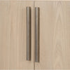 Yushi Sideboard Buffet Cabinet | 4 Adjustable Shelves | Daffodil Brown 68"