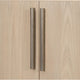 Yushi Sideboard Buffet Cabinet | 4 Adjustable Shelves | Daffodil Brown 68"