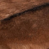 Matty Square Ottoman with Acorn Brown Goat Leather | Sengon Wood | 24"