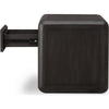 Zanny Nightst& with Drawer & Shelf | Jaguar Black Acacia Wood