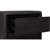 Zanny Nightst& with 2 Drawers | Solid Acacia Wood | Jaguar Black