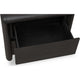 Zanny Nightst& with 2 Drawers | Solid Acacia Wood | Jaguar Black