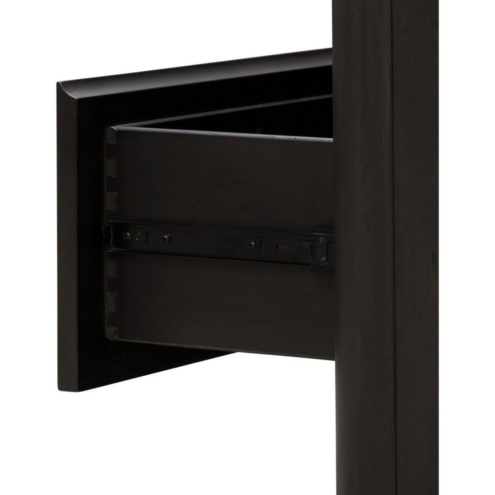 Zanny Wide Dresser with 6 Drawers | Jaguar Black Acacia Wood