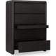 Zanny Tall Dresser Chest with 5 Drawers | Jewelry Tray| Black Acacia Wood