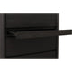 Zanny Tall Dresser Chest with 5 Drawers | Jewelry Tray| Black Acacia Wood