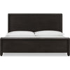 Zanny Queen-Size Platform Bed | Paneled Design | Jaguar Acacia Wood