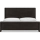 Zanny Queen-Size Platform Bed | Paneled Design | Jaguar Acacia Wood