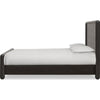 Zanny Queen-Size Platform Bed | Paneled Design | Jaguar Acacia Wood