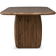Zanny Rectangular Dining Table | Dual Pedestal Base | Impala Acacia Wood 84"