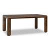 Zanny Rectangular Dining Table | Rounded Legs | Impala Acacia Wood 72"