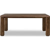 Zanny Rectangular Dining Table | Rounded Legs | Impala Acacia Wood 72"