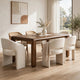 Zanny Rectangular Dining Table | Rounded Legs | Impala Acacia Wood 72"