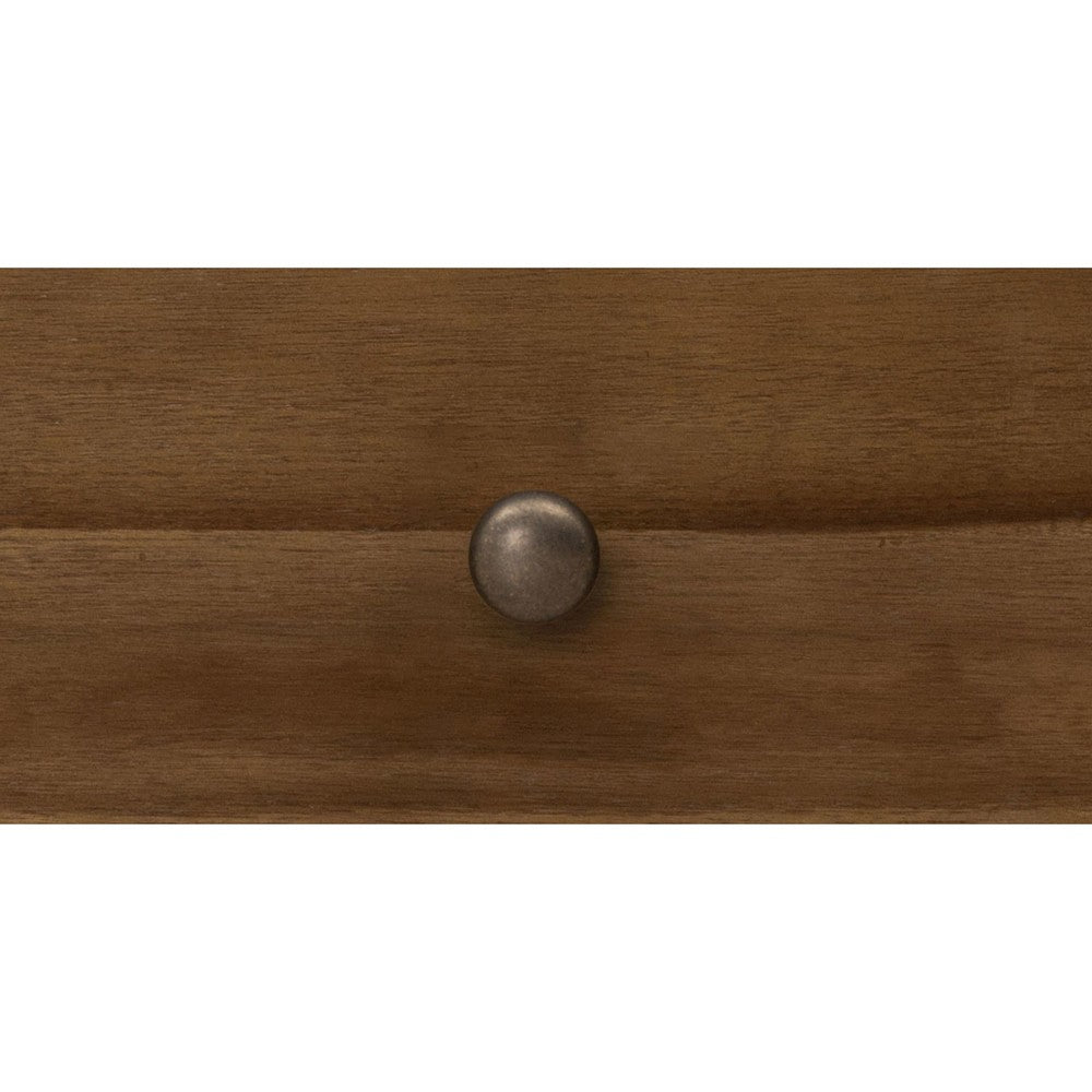 June Nightst& with 2 Drawers | Rounded Frame | Impala Acacia Wood