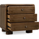 June Nightst& with 3 Drawers | Rounded Frame | Impala Acacia Wood