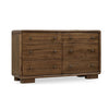 June Wide Dresser | 6 Drawers | Rounded Frame | Impala Acacia Wood
