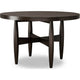 Kevin Round Dining Table with Tapered Legs | Minx Brown Rubberwood 48"