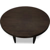 Kevin Round Dining Table with Tapered Legs | Minx Brown Rubberwood 48"