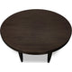 Kevin Round Dining Table with Tapered Legs | Minx Brown Rubberwood 48"