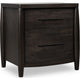 Kevin Nightst& with 2 Drawers | Cord Management | Minx Acacia Wood