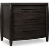 Kevin Nightst& with 3 Drawers | Cord Management | Minx Acacia Wood