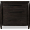 Kevin Nightst& with 3 Drawers | Cord Management | Minx Acacia Wood